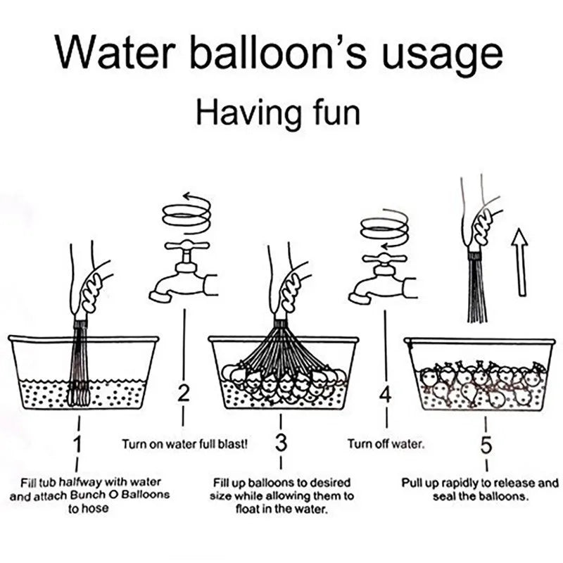 SplashMaster Water War Balloons