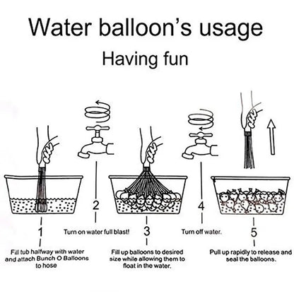 SplashMaster Water War Balloons